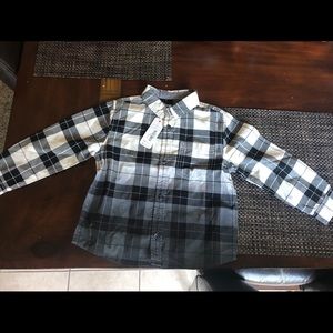 Gymboree button down plaid shirt
